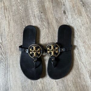 Tory Burch Black Miller Sandals